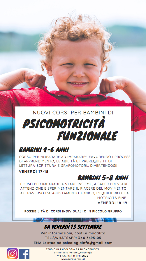 psicomotricità corsi bambini